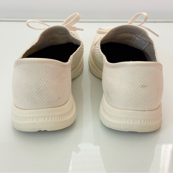 Skechers Women's Beige Slip-In Knit Sneakers - Picture 10 of 15